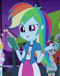 Size: 429x540 | Tagged: safe, edit, edited edit, edited screencap, screencap, rainbow dash, equestria girls, g4, my little pony equestria girls: rainbow rocks, perfect day for fun, animated, apple, chewing, cropped, dither strobe, eating, extreme speed animation, female, food, gif, hamsterdash, low area flashing, nom