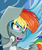 Size: 1024x1229 | Tagged: safe, artist:feathershine1, rainbow dash, dungeons and discords, g4, my little pony: friendship is magic, female, rainbow rogue, solo