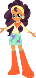 Size: 1891x4059 | Tagged: safe, artist:cloudy glow, saffron masala, equestria girls, g4, equestria girls-ified, female, simple background, solo, transparent background, vector