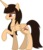 Size: 1024x1204 | Tagged: safe, artist:20thx5150, oc, oc only, oc:spring beauty, alicorn, pony, alicorn oc, brown mane, brown tail, cutie mark, female, folded wings, full body, horn, mare, raised hoof, red eyes, show accurate, simple background, smiling, solo, standing, tail, transparent background, vector, wings