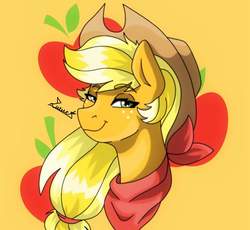 Size: 784x720 | Tagged: safe, artist:ciderpunk, artist:zuruck, derpibooru exclusive, applejack, g4, clothes, cutie mark, scarf