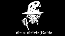 Size: 1280x720 | Tagged: safe, trixie, pony, unicorn, g4, cans.wav, female, mare, radio graffiti, this ended in cans.wav, true capitalist radio, true trixie radio