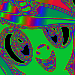 Size: 450x450 | Tagged: safe, princess cadance, g4, animated, color cycling, eyestrain warning, female, gif, hi anon, op is on drugs, psychedelic, solo, trippy