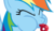 Size: 14400x8468 | Tagged: safe, artist:cyanlightning, rainbow dash, pegasus, pony, g4, hurricane fluttershy, my little pony: friendship is magic, absurd resolution, blowing, blowing whistle, commissioner:crimsonvalentazure, eyes closed, female, mare, mouth hold, puffy cheeks, rainblow dash, simple background, solo, transparent background, vector, whistle