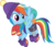 Size: 5000x4277 | Tagged: safe, artist:dashiesparkle, rainbow dash, dungeons and discords, g4, .svg available, absurd resolution, clothes, female, inkscape, ponyscape, simple background, solo, transparent background, vector, winter outfit