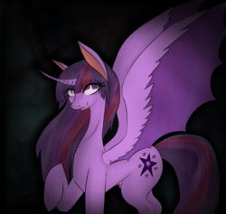 Size: 1024x969 | Tagged: safe, artist:evapriovolos, twilight sparkle, alicorn, pony, g4, alternate cutie mark, corrupted, evil twilight, twilight sparkle (alicorn), tyrant sparkle