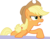 Size: 5600x4400 | Tagged: safe, artist:reginault, applejack, earth pony, pony, 28 pranks later, g4, my little pony: friendship is magic, .svg available, absurd resolution, female, frown, gritted teeth, simple background, solo, transparent background, vector