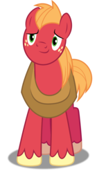 Size: 3368x6000 | Tagged: safe, artist:dashiesparkle, big macintosh, earth pony, pony, g4, inkscape, male, ponyscape, simple background, solo, stallion, transparent background, vector