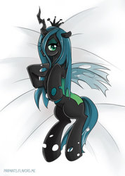 Size: 600x844 | Tagged: dead source, safe, artist:piripaints, queen chrysalis, changeling, changeling queen, g4, body pillow, body pillow design, crown, female, jewelry, regalia, solo