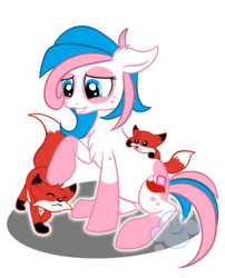 Size: 879x1088 | Tagged: safe, artist:gummysky, oc, oc only, oc:gummy nee, earth pony, pony, female, gummysky, mare, pink, solo, white