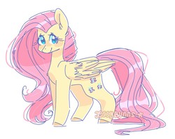 Size: 1280x1015 | Tagged: safe, artist:jessybunns, fluttershy, g4, female, solo