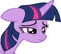 Size: 6389x5684 | Tagged: safe, artist:pink1ejack, twilight sparkle, alicorn, pony, g4, stranger than fan fiction, absurd resolution, cute, floppy ears, sad, simple background, transparent background, twiabetes, twilight sparkle (alicorn)