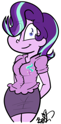 Size: 1024x2082 | Tagged: safe, artist:befishproductions, starlight glimmer, equestria girls, g4, cute, equestria girls-ified, female, glimmerbetes, humanized, signature, simple background, solo, transparent background