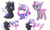 Size: 3000x1770 | Tagged: dead source, safe, artist:kianamai, princess flurry heart, oc, changeling, changepony, hybrid, kilalaverse, g4, blushing, boop, canon x oc, changeling oc, cute, cuteling, flurrybetes, interspecies, interspecies offspring, next generation, noseboop, nuzzling, offspring, older, older flurry heart, parent:princess flurry heart, parent:unnamed oc, parents:canon x oc, pink changeling, purple changeling, shipping, smiling