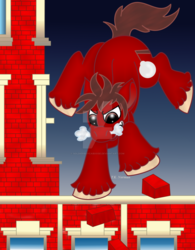 Size: 1024x1313 | Tagged: safe, artist:soldierboycaboose, pony, ponified, solo, watermark, wreck-it ralph, wreck-it ralph (character)