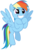 Size: 7000x10400 | Tagged: safe, artist:tardifice, rainbow dash, g4, stranger than fan fiction, absurd resolution, cute, dashabetes, excited, female, floating, photoshop, simple background, solo, transparent background, vector