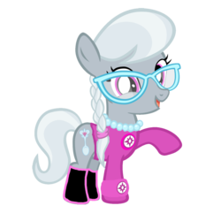 Size: 1152x1152 | Tagged: safe, artist:motownwarrior01, silver spoon, earth pony, pony, g4, boots, dc comics, female, filly, green lantern, green lantern (comic), shoes, simple background, solo, star sapphire, transparent background, wristband