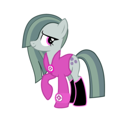 Size: 1152x1152 | Tagged: safe, artist:motownwarrior01, marble pie, pony, g4, cute, dc comics, female, green lantern, green lantern (comic), hair over one eye, simple background, solo, star sapphire, transparent background, wristband
