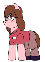Size: 620x850 | Tagged: safe, artist:combatkaiser, earth pony, pony, female, jane (steven universe), mare, ponified, simple background, solo, steven universe, transparent background