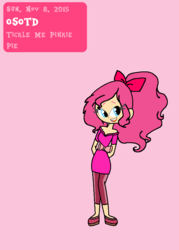 Size: 640x896 | Tagged: safe, artist:obeliskgirljohanny, pinkie pie, human, g4, clothes, fashion, female, humanized, solo