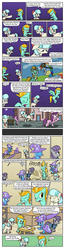 Size: 1000x3850 | Tagged: safe, artist:acidemerald, coco pommel, lightning dust, maud pie, rainbow dash, sugar belle, trixie, earth pony, pegasus, pony, unicorn, g4, clothes, comic, cross-popping veins, female, mare, uniform, wonderbolts uniform