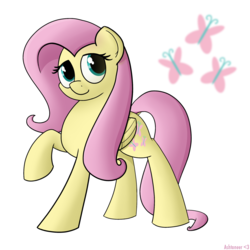 Size: 2000x2000 | Tagged: safe, artist:ashtoneer, fluttershy, g4, cutie mark, female, high res, solo