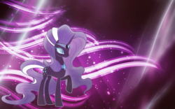 Size: 1920x1200 | Tagged: safe, artist:asterphoenix90, artist:php11, nightmare rarity, rarity, g4, abstract background, effects, raised hoof, vector, wallpaper