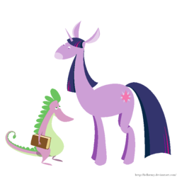 Size: 700x700 | Tagged: safe, artist:hellarmy, spike, twilight sparkle, g4, alternate style, book, looking at each other, ms paint, simple background, transparent background