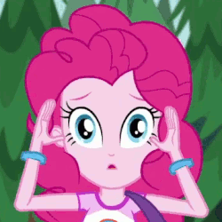 Size: 358x358 | Tagged: safe, screencap, pinkie pie, equestria girls, g4, my little pony equestria girls: legend of everfree, animated, catgroove, cropped, female, solo