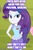 Size: 295x449 | Tagged: safe, edit, edited screencap, screencap, rarity, equestria girls, g4, my little pony equestria girls: legend of everfree, bedroom eyes, caption, hand on hip, image macro, meme, nancy sinatra, posture, sexy, song reference, these boots are made for walking