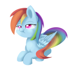 Size: 1024x962 | Tagged: safe, artist:dusthiel, rainbow dash, g4, female, puffy cheeks, simple background, solo, transparent background