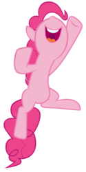 Size: 7000x14000 | Tagged: safe, artist:tardifice, pinkie pie, g4, the gift of the maud pie, absurd resolution, female, photoshop, simple background, solo, transparent background, vector