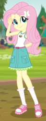 Size: 215x557 | Tagged: safe, screencap, fluttershy, equestria girls, g4, my little pony equestria girls: legend of everfree, cute, female, shyabetes, solo