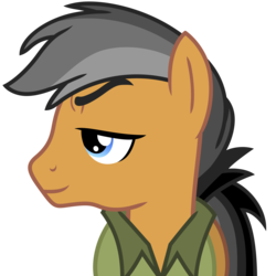 Size: 5400x5400 | Tagged: safe, artist:reginault, quibble pants, earth pony, pony, g4, stranger than fan fiction, .svg available, absurd resolution, clothes, male, shirt, simple background, solo, transparent background, vector