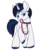 Size: 500x664 | Tagged: safe, artist:lulubell, oc, oc only, oc:pitch shift, pony, unicorn, collar, leash, male, pet play, simple background, solo, transparent background