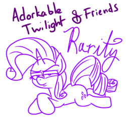 Size: 1280x1215 | Tagged: safe, artist:adorkabletwilightandfriends, rarity, pony, unicorn, g4, female, simple background, solo