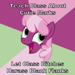 Size: 657x657 | Tagged: safe, cheerilee, call of the cutie, g4, my little pony: friendship is magic, advice meme, exploitable meme, meme