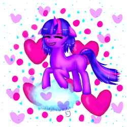 Size: 3000x3000 | Tagged: safe, artist:infinityprincessart, twilight sparkle, pony, g4, female, floppy ears, high res, solo