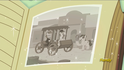 Size: 1920x1080 | Tagged: dead source, safe, screencap, pony, g4, the cart before the ponies, anatomically incorrect, book, cart, incorrect leg anatomy