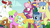 Size: 1920x1088 | Tagged: safe, screencap, bulk biceps, cheerilee, daisy, flower wishes, goldengrape, meadow song, peach fuzz, perky prep, sir colton vines iii, earth pony, pegasus, pony, g4, the cart before the ponies, alternative cutie mark placement, animation error, bipedal, cheerileeder, cheerleader, cheerleader outfit, covering eyes, cringing, discovery family logo, inner thigh cutie mark, leaning forward, pom pom, reaction image, wide eyes