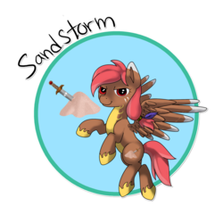 Size: 2800x2800 | Tagged: safe, artist:redember00, oc, oc only, oc:sandstorm, high res, solo