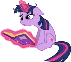 Size: 2195x1919 | Tagged: safe, artist:kas92, twilight sparkle, g4, book, female, levitation, magic, mare, reading, simple background, solo, telekinesis, tired, transparent background, vector