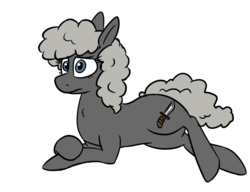 Size: 1300x1000 | Tagged: safe, artist:liserancascade, oc, oc only, oc:nadine, series:entrapment, colored, cutie mark, knife, simple background, solo, transparent background