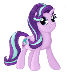 Size: 700x777 | Tagged: safe, artist:swasfews, starlight glimmer, pony, unicorn, g4, female, mare, simple background, smiling, solo, transparent background