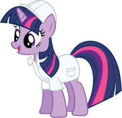 Size: 5000x4812 | Tagged: safe, artist:richhap, twilight sparkle, pony, unicorn, g4, sonic rainboom (episode), absurd resolution, female, simple background, solo, transparent background, unicorn twilight, vector, weather factory, weather factory uniform