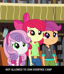 Size: 794x920 | Tagged: safe, edit, edited screencap, screencap, apple bloom, scootaloo, sweetie belle, equestria girls, g4, my little pony equestria girls: legend of everfree, cute, cutie mark crusaders