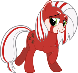 Size: 7761x7266 | Tagged: safe, artist:redpandapony, oc, oc only, oc:wild shine, absurd resolution, grin, raised hoof, smiling