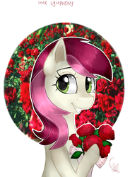 Size: 643x872 | Tagged: safe, artist:starsymphonystela, roseluck, earth pony, pony, g4, female, mare, solo