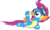 Size: 8322x4949 | Tagged: safe, artist:baronbronie, scootaloo, pegasus, pony, g4, absurd resolution, clothes, cute, cutealoo, female, filly, foal, goggles, open mouth, scootaloo can fly, simple background, solo, transparent background, vector, wonderbolt scootaloo, wonderbolts uniform