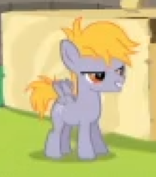 Size: 414x470 | Tagged: safe, screencap, crackle pop, pony, g4, the cart before the ponies, lidded eyes, lowres, pixelated, solo